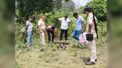 चिरागोड़ा श्मशान रोड में युवक की हत्या, नहीं हो सकी शिनाख्त