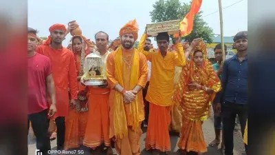 शहरगग्राम दुर्गा मंदिर में सात दिवसीय श्रीमद्भागवत कथा शुरू