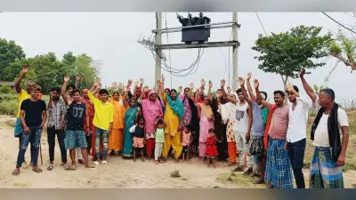 लोहसिंघना गांव में तीन माह से जला है ट्रांसफार्मर, फूटा गुस्सा