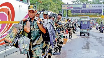 एडीपीसी को मिली सीएपीएफ की 11 कंपनी, 19 जून तक इलाके में रहेंगे तैनात