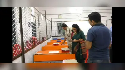 झारसुगुड़ा : इंजीनियरिंग स्कूल में आज होगी मतगणना, डीएम व एसपी ने किया निरीक्षण
