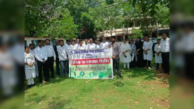 कचहरी परिसर में न्यायिक पदाधिकारियों ने किया पौधरोपण