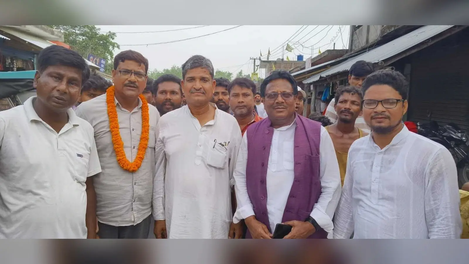 पौआखाली में किया सांसद का स्वागत