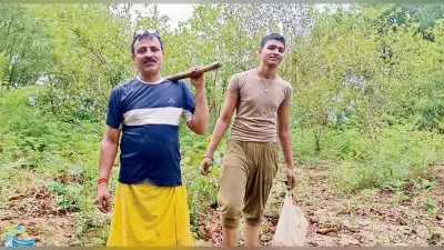 पर्यावरण बचाने का संदेश दे रहे है संजय