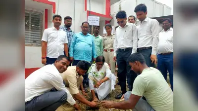 न्यायिक अधिकारियों ने पौधरोपण कर दिया पर्यावरण संरक्षण का संदेश