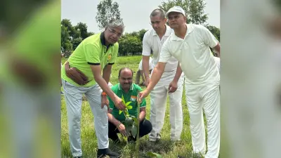 आइटीबीपी के जवानों व ग्रीन पूर्णिया ने मिलकर लगाये 100 पौधे
