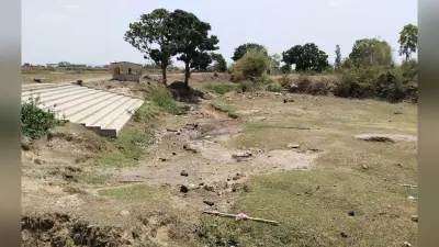 प्रखंड की लाइफ लाइन मानत नदी सूखी, किसान परेशान