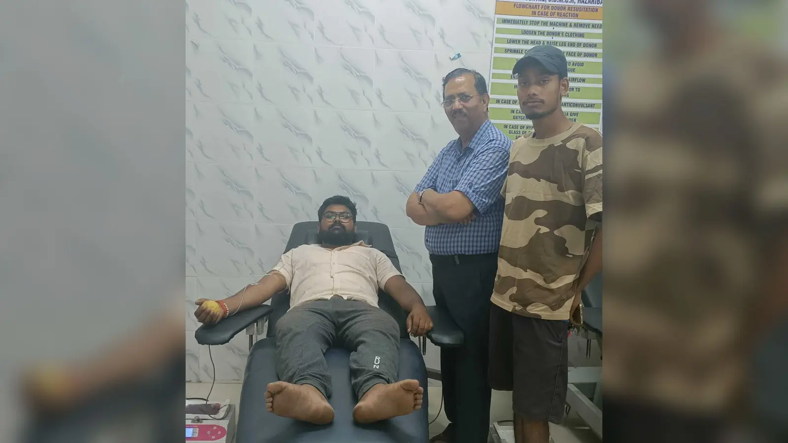 वॉलंटरी ब्लड डोनर्स एसोसिएशन ने लगाया रक्तदान शिविर