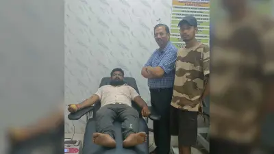 वॉलंटरी ब्लड डोनर्स एसोसिएशन ने लगाया रक्तदान शिविर