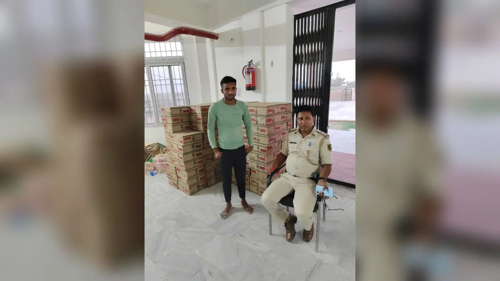 पुलिस ने पकड़ी शराब की बड़ी खेप, चालक गिरफ्तार