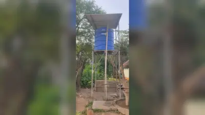 सरायबिंधा में आठ माह से सोलर संचालित मिनी जल मीनार खराब, ग्रामीण परेशान