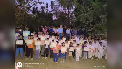 कराटे समर कैंप का समापन, 50 बच्चों को मिला प्रशिक्षण