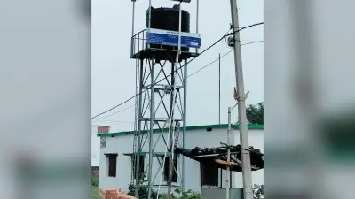 एक साल से जलमीनार बनकर तैयार, ग्रामीणों को पेयजल का इंतजार