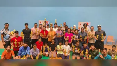 जेएससीए इंट्रा क्लब बैडमिंटन टूर्नामेंट संपन्न, विजेता हुए सम्मानित