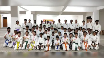 डोरंडा कॉलेज में कराटेकारों का बेल्ट ग्रेडेशन व विशेष प्रशिक्षण संपन्न