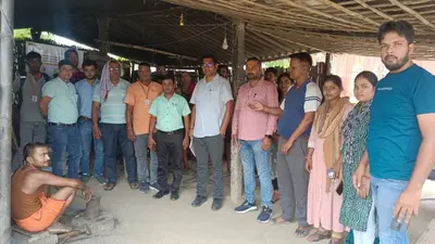 टीम ने किया विभूतिपुर के कई गांवों का भ्रमण