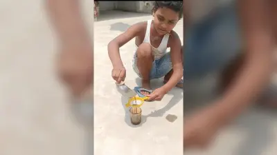 धूप में चाय बनाने का वीडियो वायरल