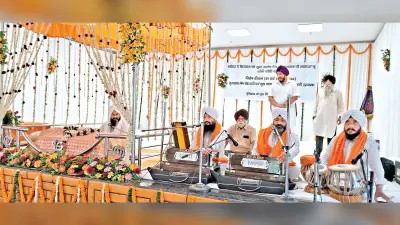 गुरु अर्जन देव के शहीदी पर्व पर सजा विशेष दीवान