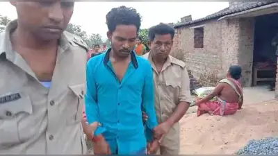 बेटे के कुल्हाड़ी से हमले में मां की मौत, बेटा गिरफ्तार