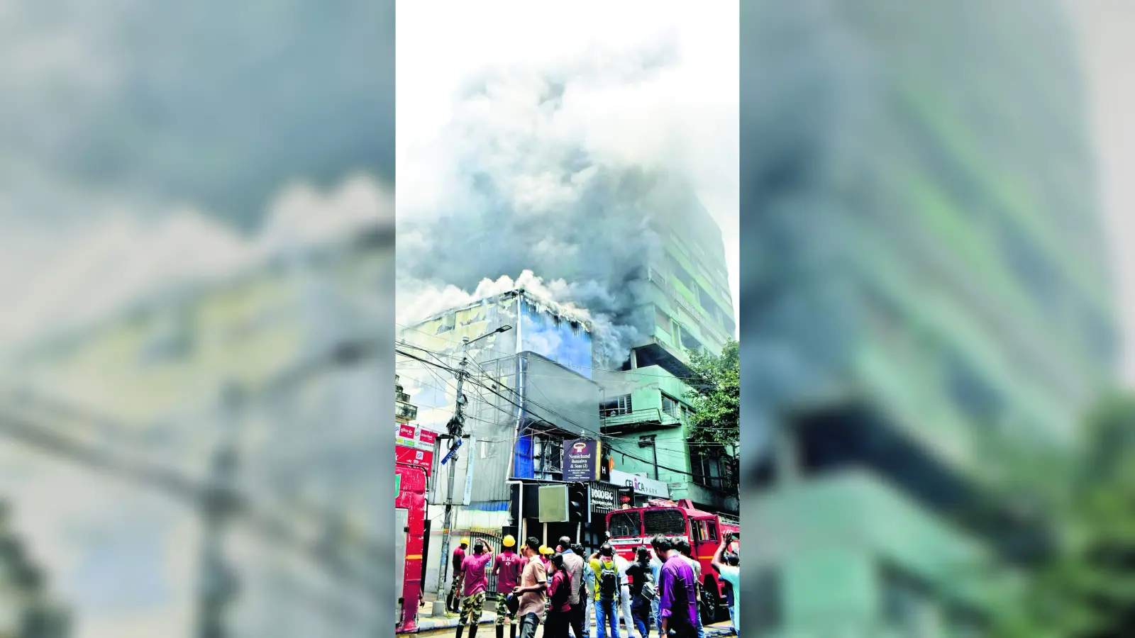कैमक स्ट्रीट स्थित रेस्तरां में लगी भयावह आग, मची अफरातफरी