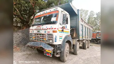 जीपीएस के माध्यम से चोरी हुई हाइवा भागलपुर से बरामद