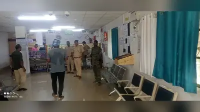 थाना प्रभारी ने बैंकों में सुरक्षा का लिया जायजा