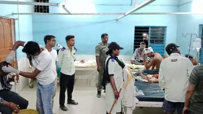 जमीन विवाद को लेकर हुई हिंसक झड़प एक दर्जन से अधिक लोग जख्मी, तीन रेफर