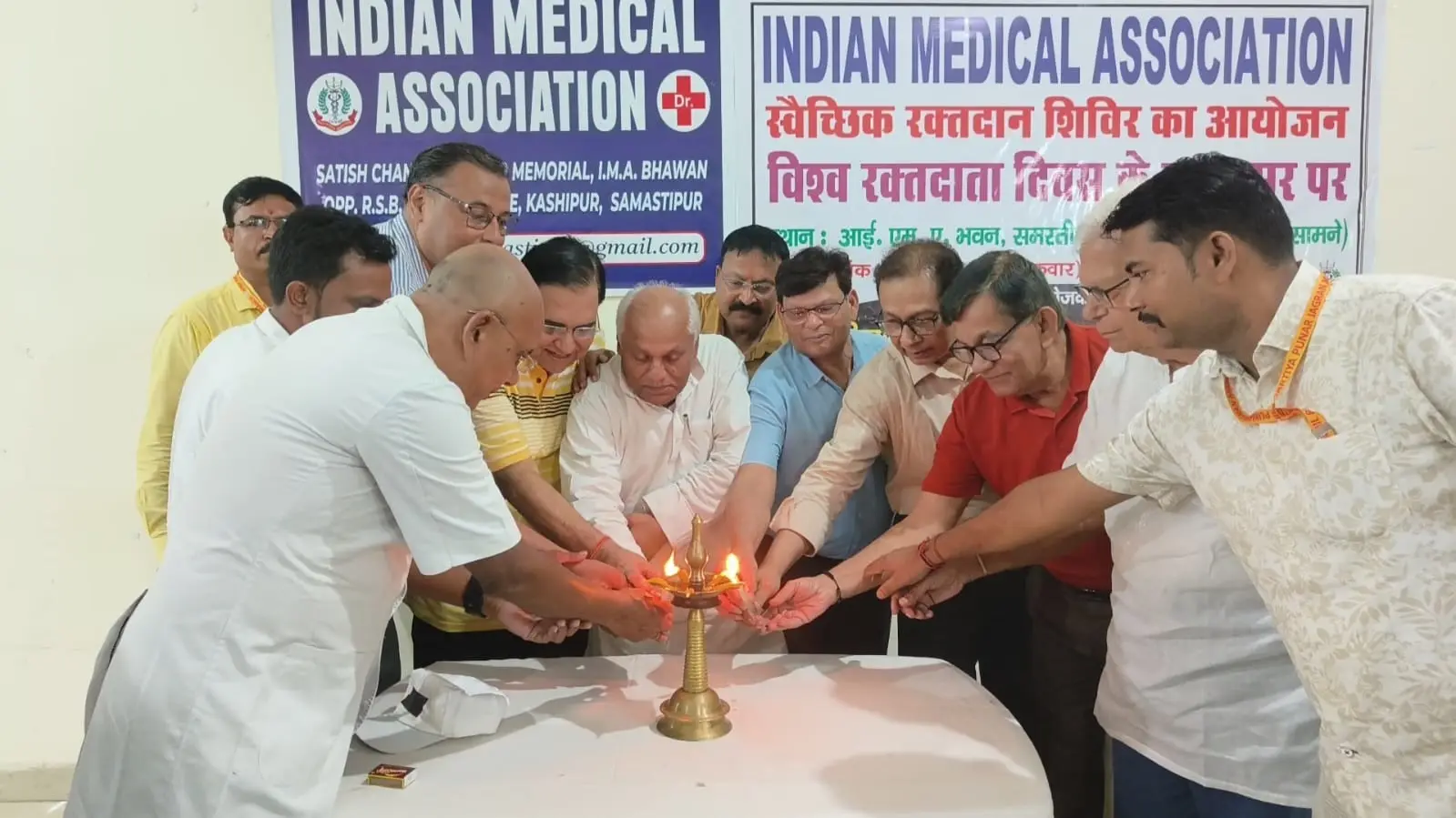 आइएमए के शिविर रक्त दाताओं ने दान किये 101 यूनिट ब्लड