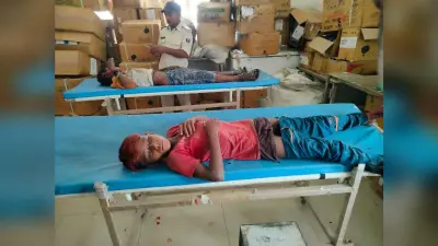 ऑटो अनियंत्रित होकर पलटा, तीन मछली व्यापारी जख्मी