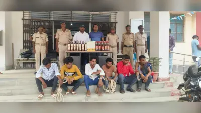 उत्पाद विभाग ने छह शराब तस्कर को किया गिरफ्तार