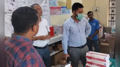 अस्पताल की कुव्यवस्था देख नाराज हुए एसडीओ, लगाई फटकार