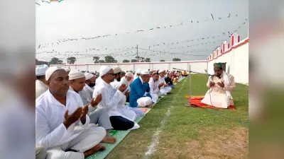 प्रेम व भाईचारे के साथ मनाया गया ईद-उल-अजहा