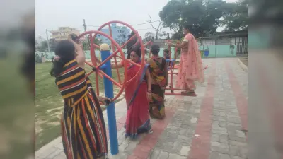 चिल्ड्रेन पार्क बन रहा मॉर्निग वाक का केंद्र