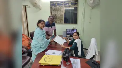 सड़क दुर्घटना को देखते हुए ब्रेकर की मांग