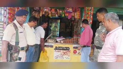 तंबाकू उत्पाद बेच रहे सात दुकानों में छापेमारी, वसूला गया जुर्माना