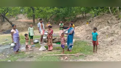 डुमरपनिया व हलवैय गांव में पानी की घोर किल्लत