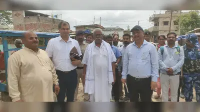 योजना का बोर्ड नहीं देख बिफरे अपर मुख्य सचिव