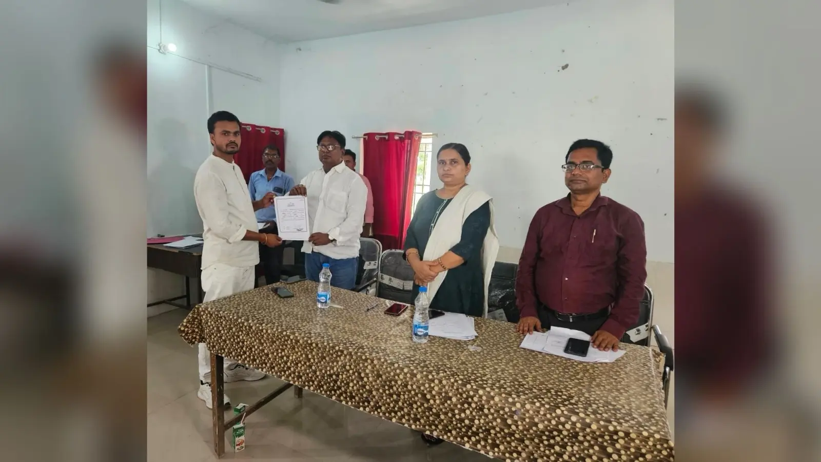 समित निर्विरोध बने मालती पंचायत के उपमुखिया