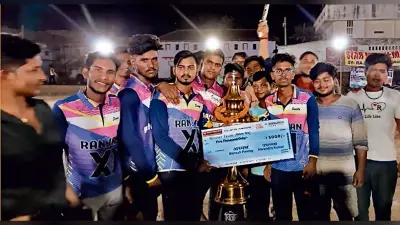 रंजन इलेवन ने हंटर इलेवन को हरा ट्राॅफी पर किया कब्जा