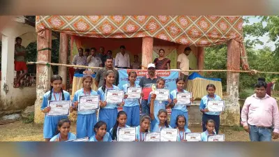 अंडर- 14 बालक वर्ग में निपनियां की टीम बनी विजेता