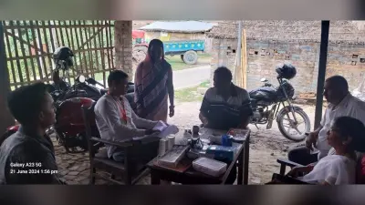 हसनपुर में आरोग्य दिवस का प्रभारी ने किया निरीक्षण