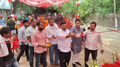 प्रखंड प्रमुख ने आंगनबाड़ी केन्द्र का किया उद्घाटन