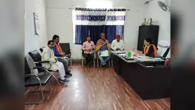 बीडीओ ने राजनीतिक दलों के साथ की बैठक