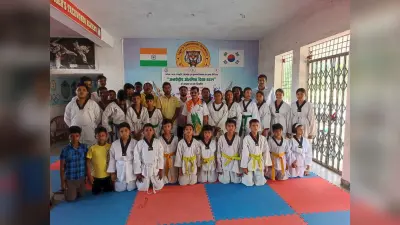 कर्जन ग्राउंड में ताइक्वांडो खेल प्रतियोगिता शुरू