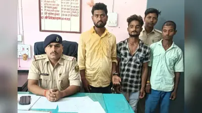 भादोघाट से रंगदारी मामले के तीन आरोपी गिरफ्तार