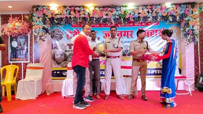 जयनगर में रोटी बैंक सहरसा राष्ट्रीय एकता सम्मान से हुई सम्मानित