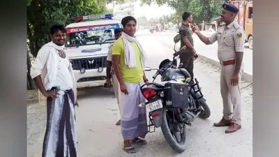 रौटा पुलिस ने चलाया वाहन चेकिंग अभियान