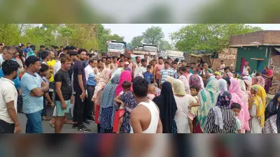 तेज रफ्तार कार ने लूना सवार को कुचला, दो की मौत