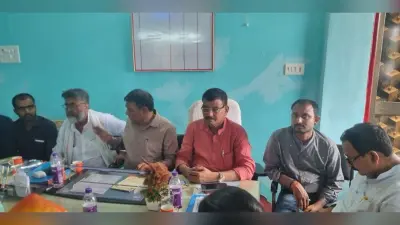 जलजमाव के तात्कालिक व स्थाई समाधान के लिए हुई मैराथन बैठक