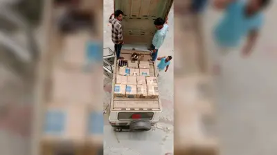चोरदाहा में बोलेरो से 16 पेटी विदेशी शराब जब्त, ड्राइवर गिरफ्तार